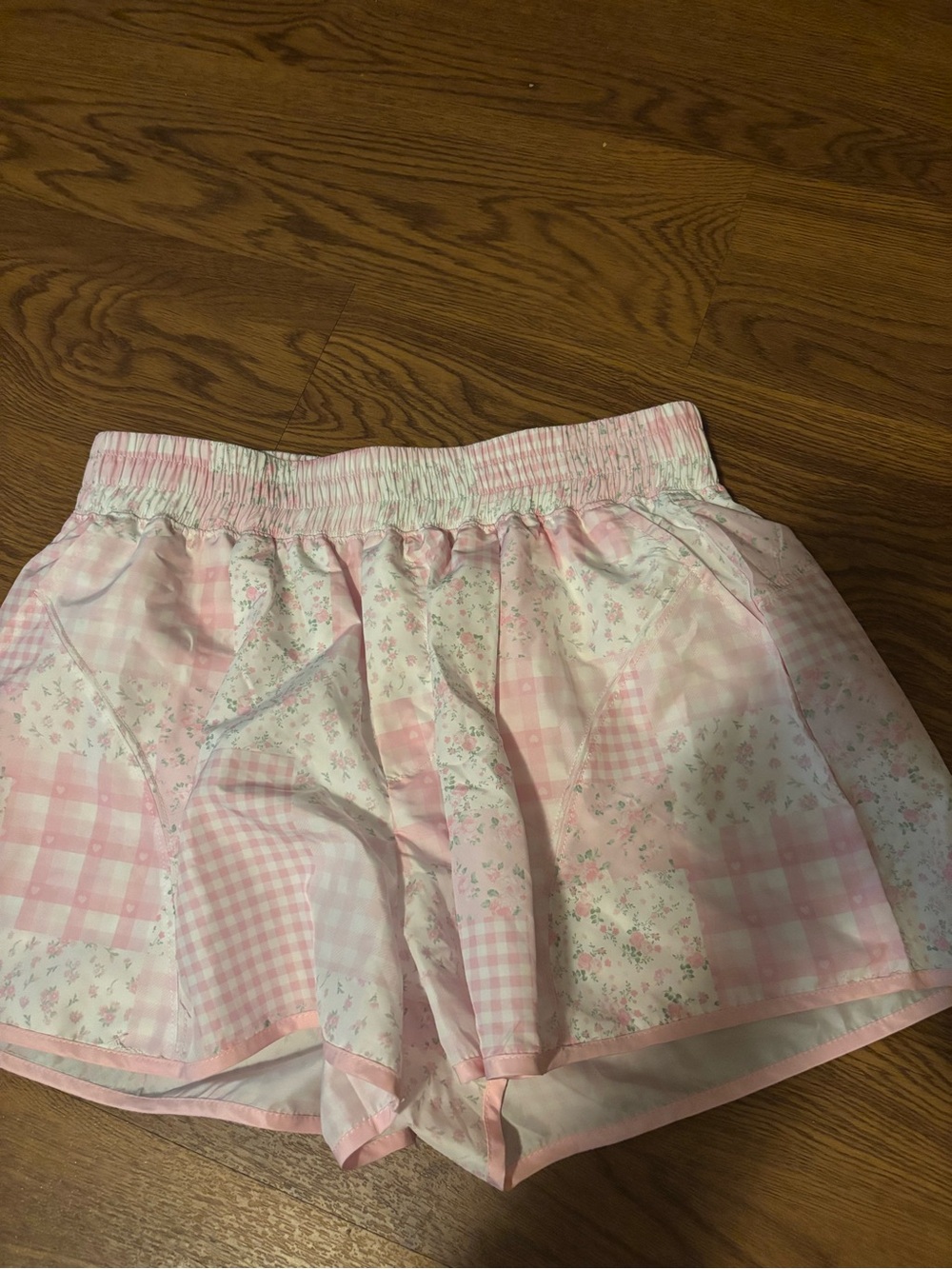 NWT Peach Love California Pink Floral Chiffon lace Tank with Peach Love shorts - Picture 11 of 14